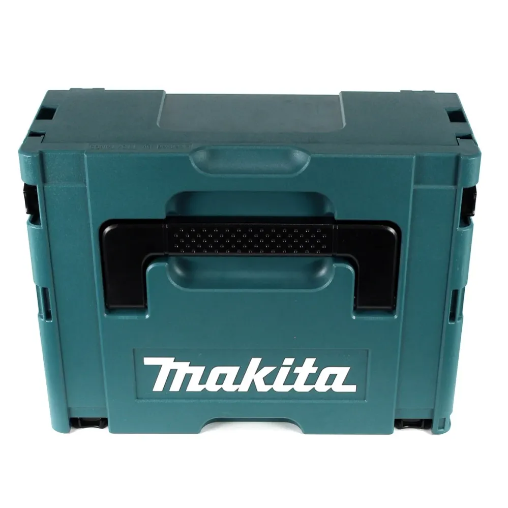 Akumulatorowa wiertarko-wkrętarka udarowa Makita DHP 485 RMJ 18 V Li-Ion w walizce Makpac + 2 x akumulator 4,0 Ah + ładowarka