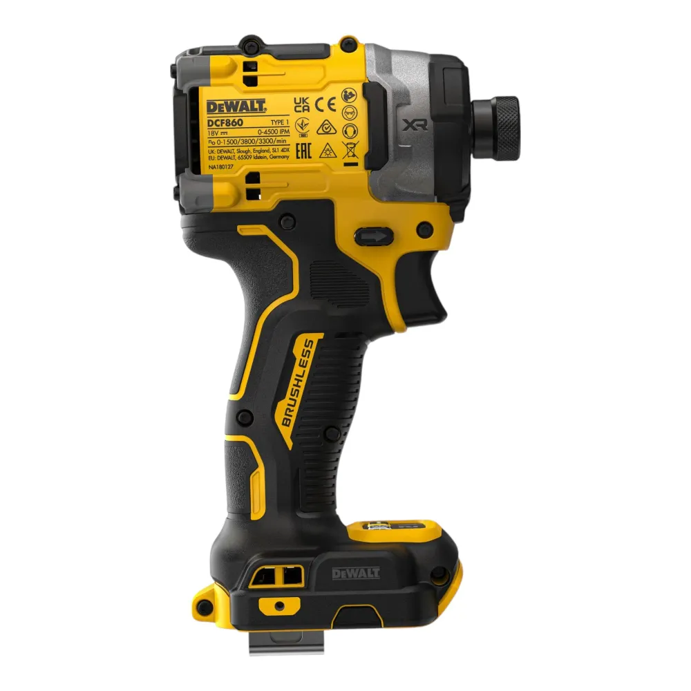 Akumulatorowy klucz udarowy DeWalt DCF 860 NT 18 V 282 Nm 1/4" bezszczotkowy + TSTAK - bez akumulatora, bez ładowarki
