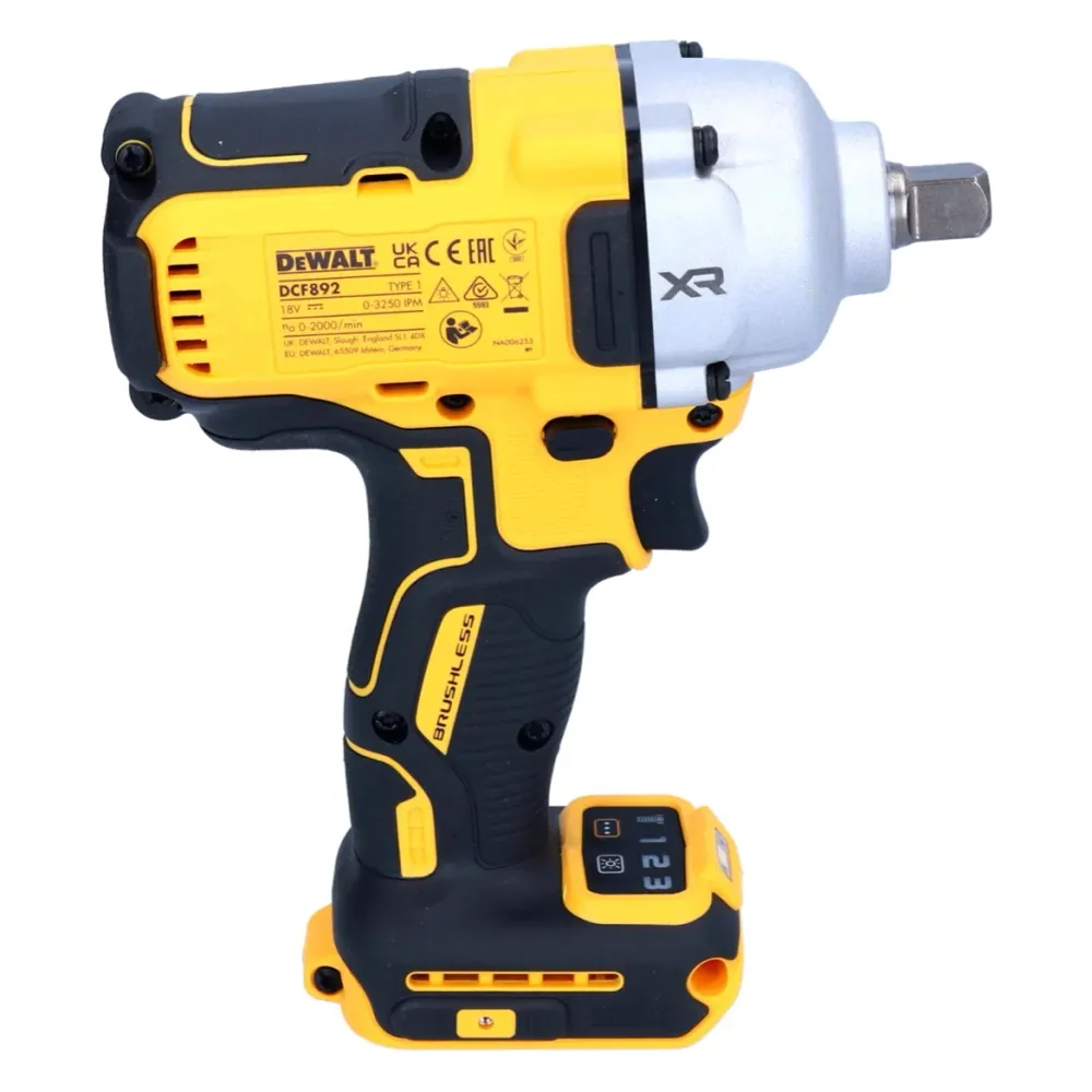 Akumulatorowy klucz udarowy DeWalt DCF 892 M1 18 V 812 Nm 1/2" bezszczotkowy + 1x akumulator 4,0 Ah + ładowarka