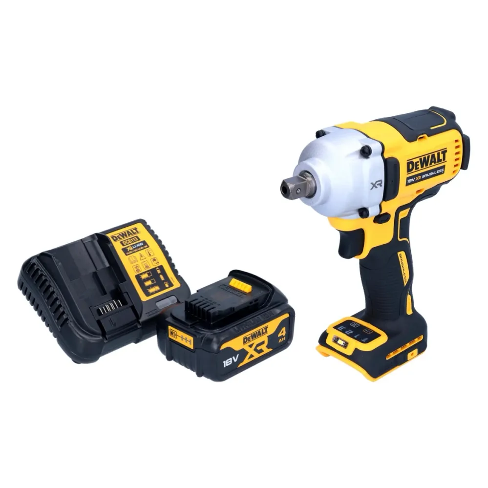 Akumulatorowy klucz udarowy DeWalt DCF 892 M1 18 V 812 Nm 1/2" bezszczotkowy + 1x akumulator 4,0 Ah + ładowarka