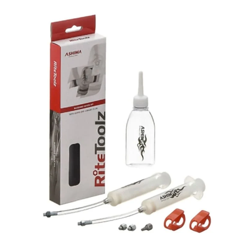 Zestaw odpowietrzania hamulców do układu hydraulicznego SRAM - 5 akcesoriów ASHIMA