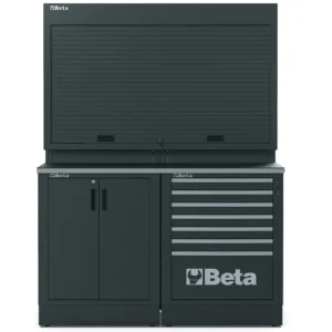 Beta modułowe meble warsztatowe RSC50 B 1495x690x2000 mm ciemnoszary
