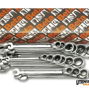 Beta narzędzia zestaw 19 kluczy płasko-oczkowych z grzechotką 142/S19 6-32mm 72 zę