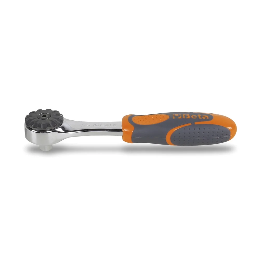 Grzechotka dwukierunkowa 125mm do nasadek 1/4" z 72 zębami - blistr BETA UTENSILI