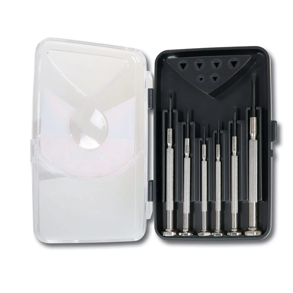Mikrośrubokręty (zestaw) 6 szt. (1,2/1,8/2/2,4/3mm) BETA UTENSILI