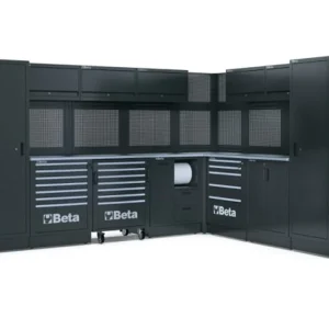 Beta Utensili modułowe meble warsztatowe RSC50 kątowe 3530x2785x2000 mm szare