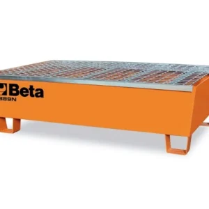 Beta Utensili wanna wychwytowa 1889N 200 litrów stal wytrzymał pomarańczowa CE