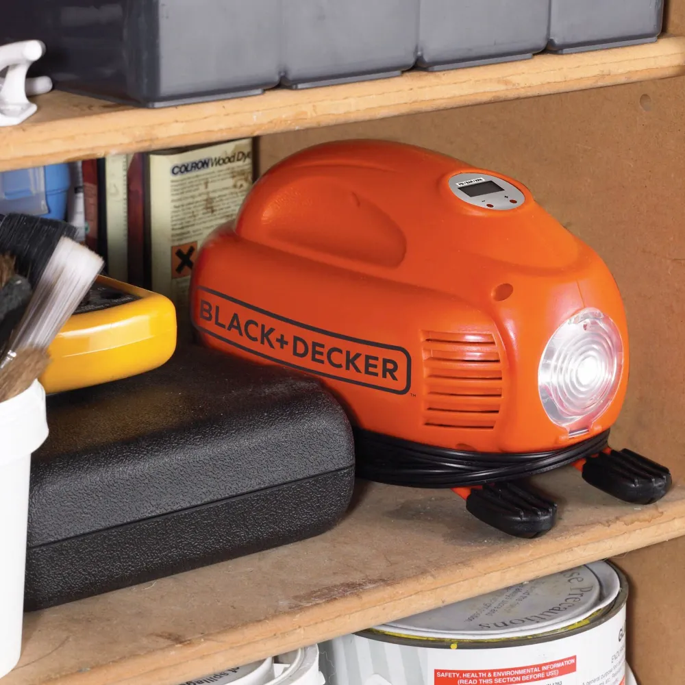Kompresor przenośny Black+Decker ASI200-XJ 12 V BLACK & DECKER