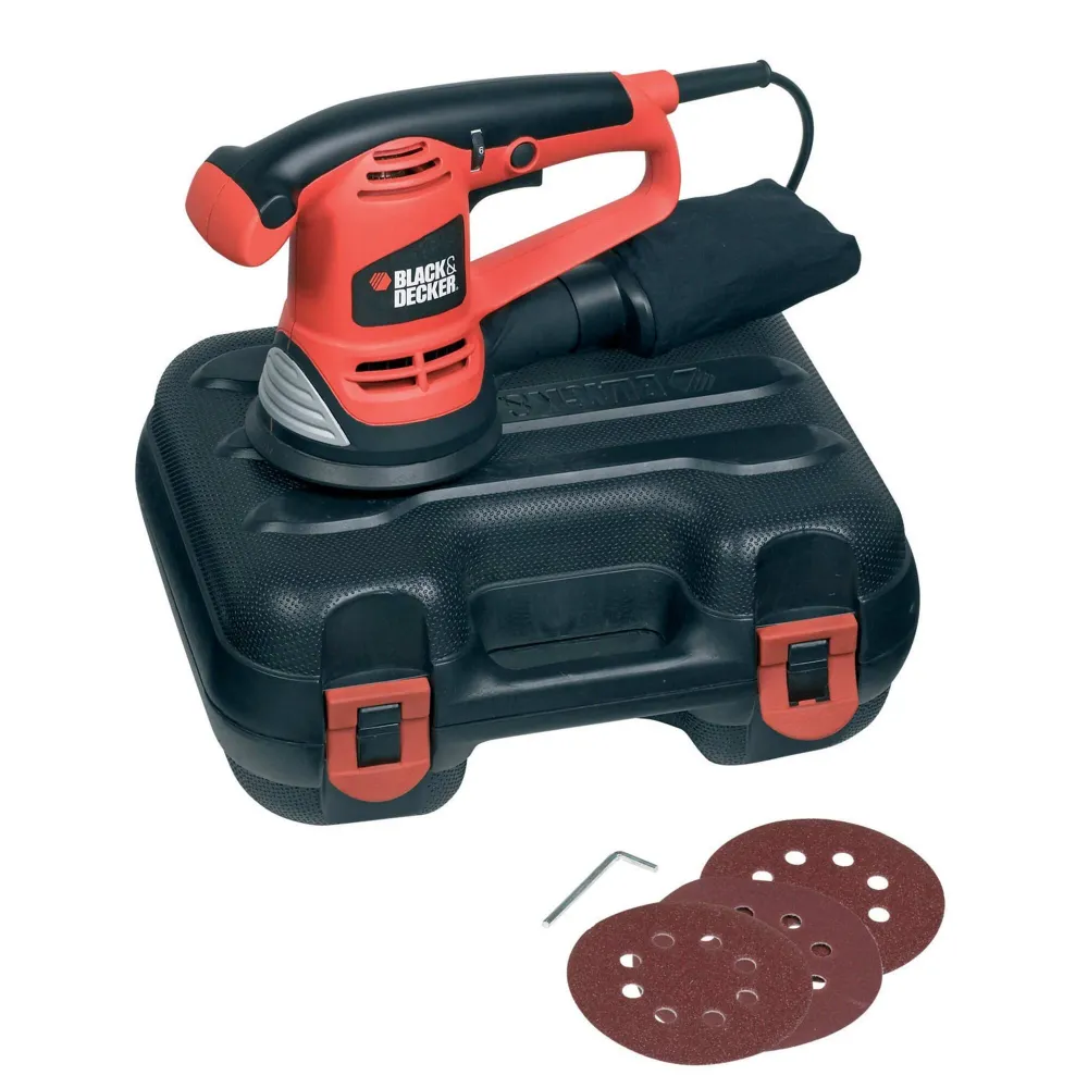 Szlifierka mimośrodowa Black+Decker KA191EK-QS 480 W BLACK & DECKER