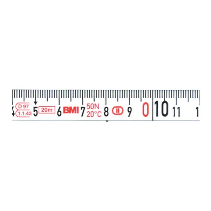 Kapsułkowa miara BMI RADIUS długość taśmy 20 m szerokość taśmy 13 mm ( 4000855620 )