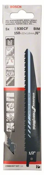 BOSCH Brzeszczot do piły szablastej S 930 CF Długość 150 mm Szerokość 22 mm ( 4000909617 )