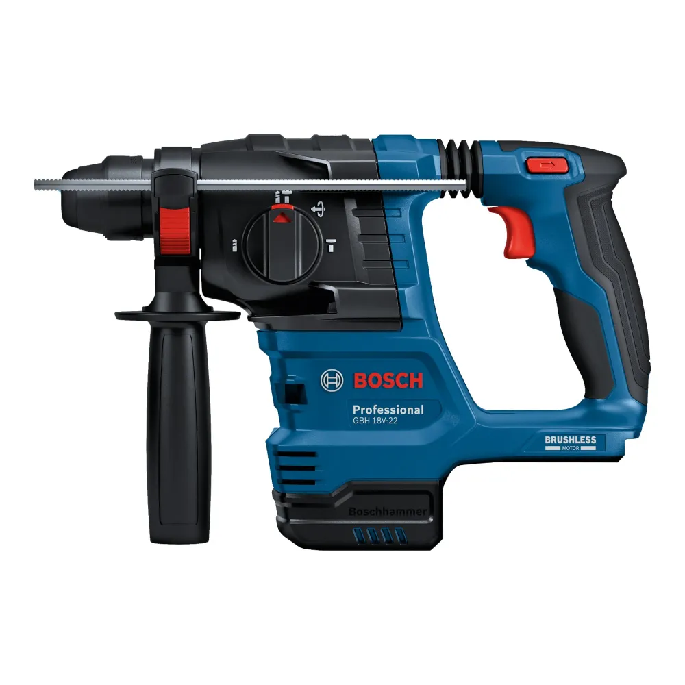 Bosch GBH 18V-22 Profesjonalna akumulatorowa wiertarko-wkrętarka udarowa 18 V 1,9 J SDS Plus Brushless + 1x akumulator 5,0...