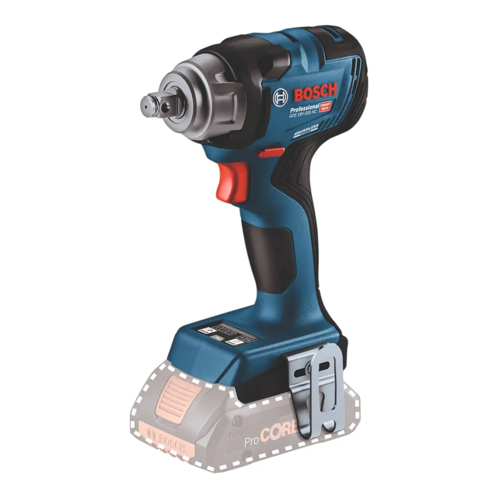 Bosch GDS 18V-330 HC Profesjonalny akumulatorowy klucz udarowy 18 V 330 Nm 1/2" bezszczotkowy ( 06019L5001 ) + L-Boxx - be...