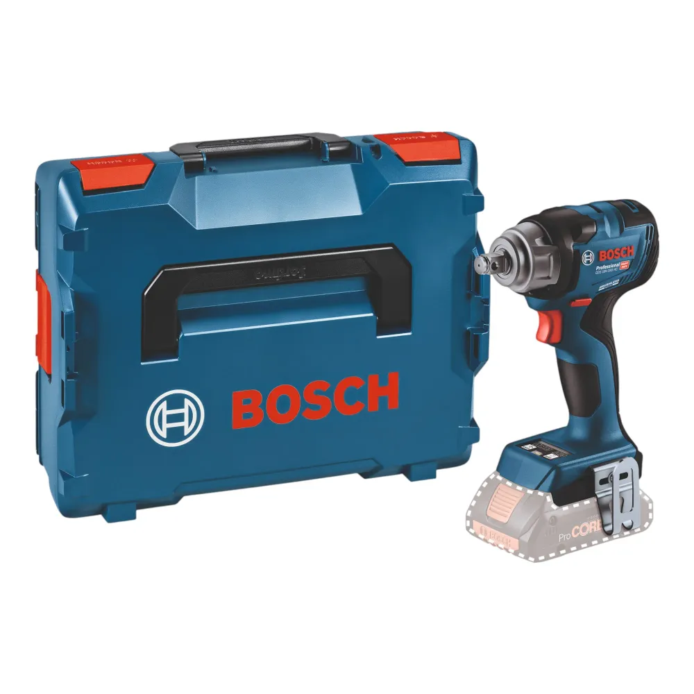 Bosch GDS 18V-330 HC Profesjonalny akumulatorowy klucz udarowy 18 V 330 Nm 1/2" bezszczotkowy ( 06019L5001 ) + L-Boxx - be...