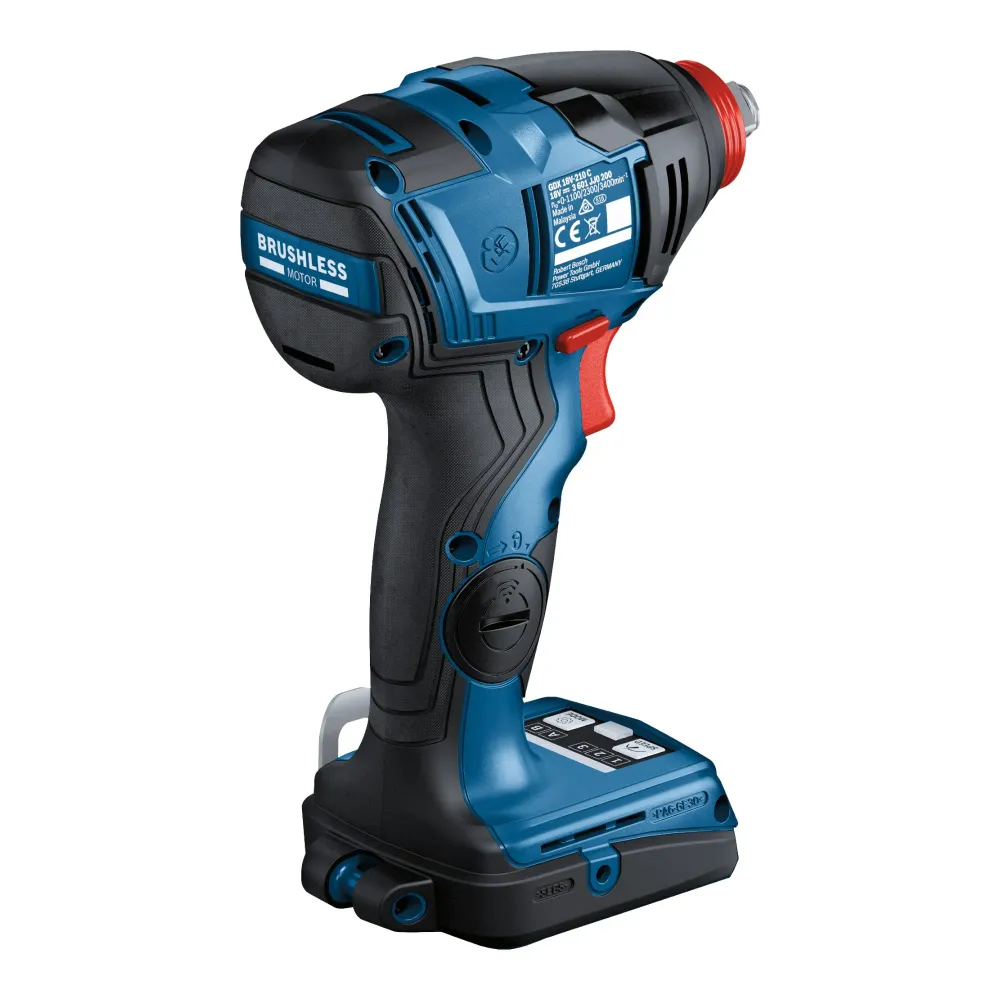 Bosch GDX 18V-210 C Profesjonalny akumulatorowy klucz udarowy 18 V 210 Nm bezszczotkowy + 1x akumulator 5,0 Ah + ładowarka