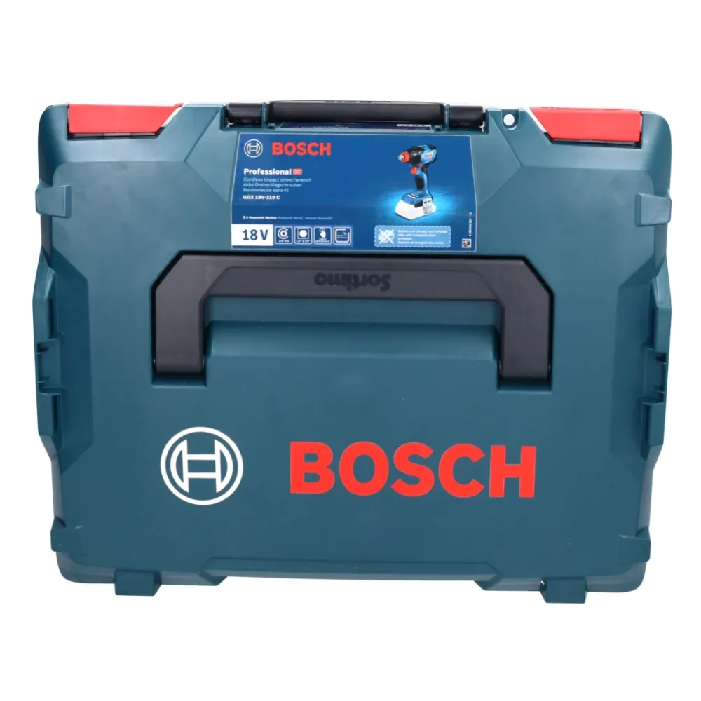 Bosch GDX 18V-210 C Profesjonalny akumulatorowy klucz udarowy 18 V 210 Nm bezszczotkowy + 2x akumulator 4,0 Ah + ładowarka...