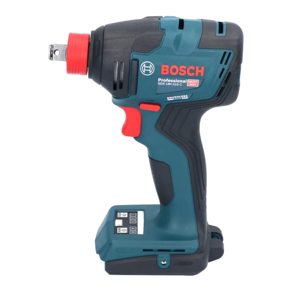 Bosch GDX 18V-210 C Profesjonalny akumulatorowy klucz udarowy 18 V 210 Nm bezszczotkowy + 1x akumulator 4,0 Ah + ładowarka...