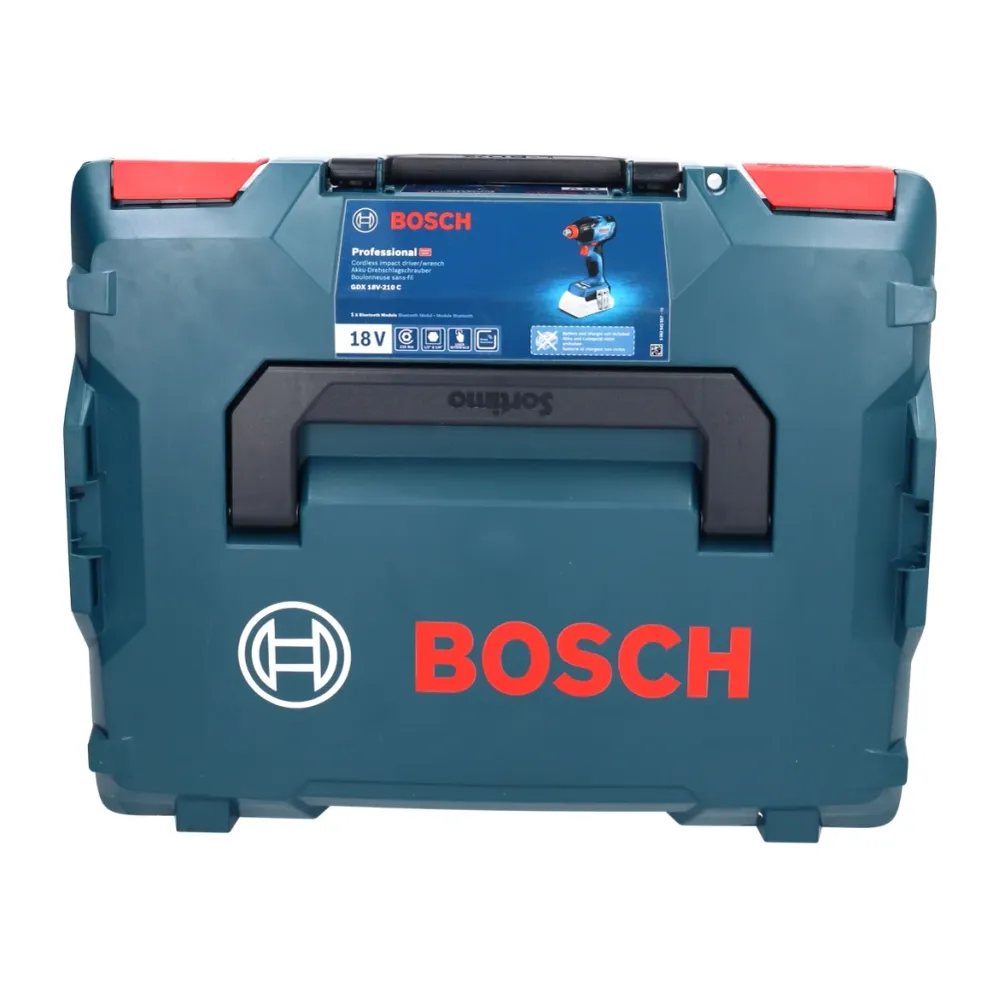 Bosch GDX 18V-210 C Profesjonalny akumulatorowy klucz udarowy 18 V 210 Nm bezszczotkowy + 1x akumulator 2,0 Ah + ładowarka...