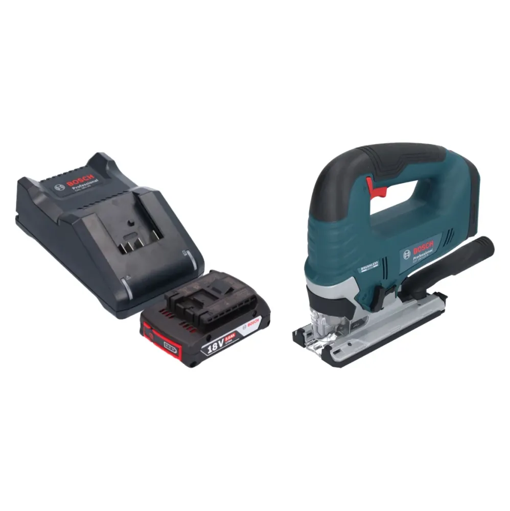 Bosch GST 18V-125 B Profesjonalna wyrzynarka akumulatorowa 18 V 125 mm bezszczotkowa + 1x akumulator 2,0 Ah + ładowarka