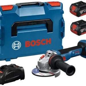 Bosch GWS 18V-11 akumulatorowa szlifierka kątowa 125mm z 2 akumulatorami 5.0Ah L-BOXX