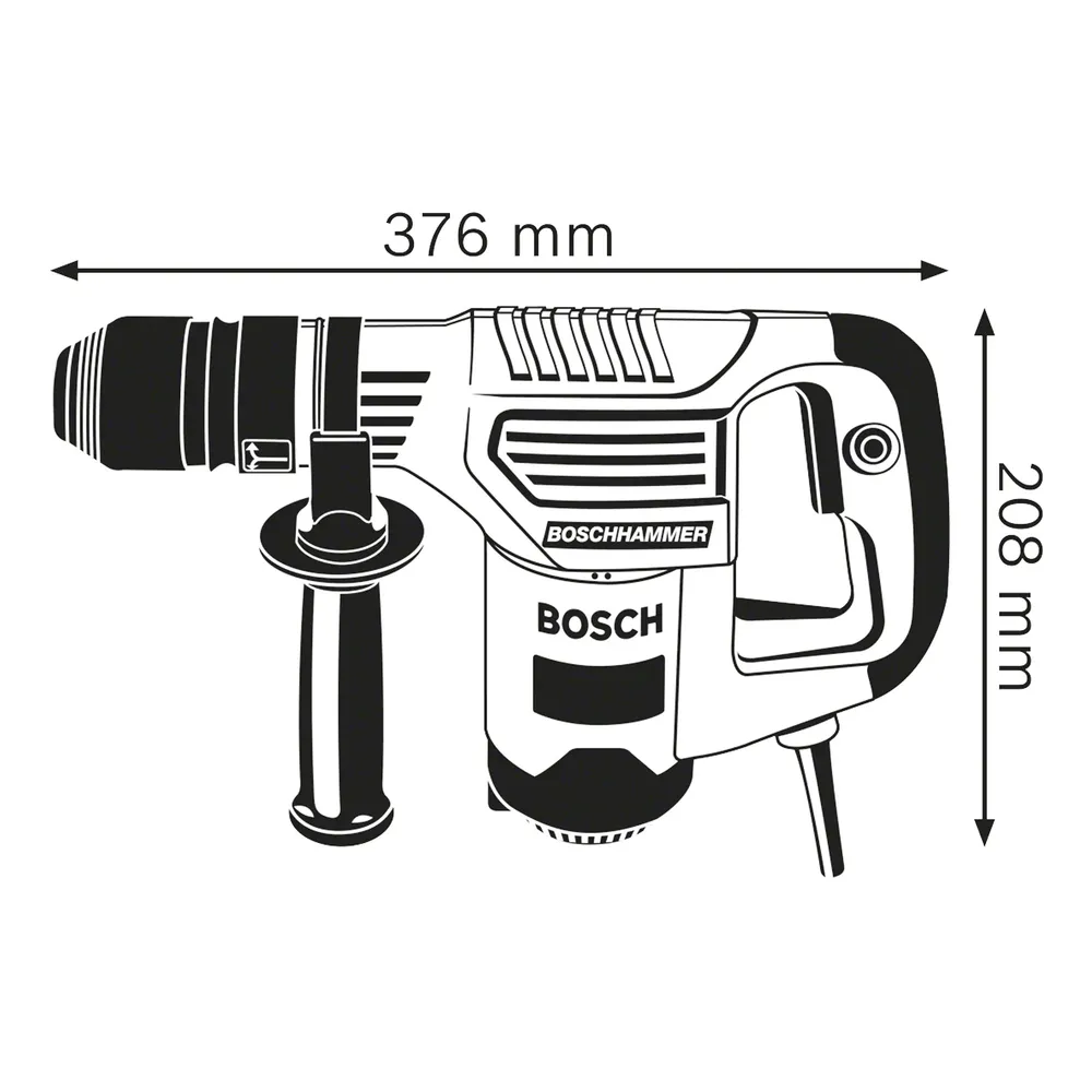 Młot kujący Bosch GSH 3E 650W
