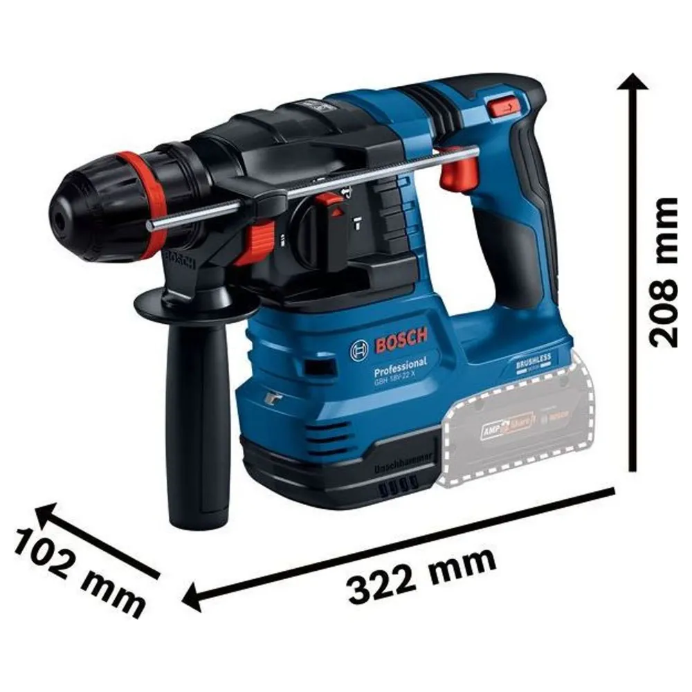 Młotowiertarka Bosch GBH 18V-22 X PRO 18V