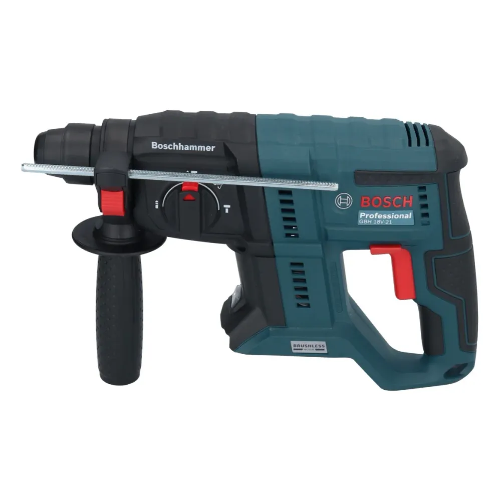 Akumulatorowa młotowiertarka Bosch GBH 18V-21 Professional 18 V 2,0 J SDS plus Brushless + 2x akumulator 2,0 Ah + ładowark...