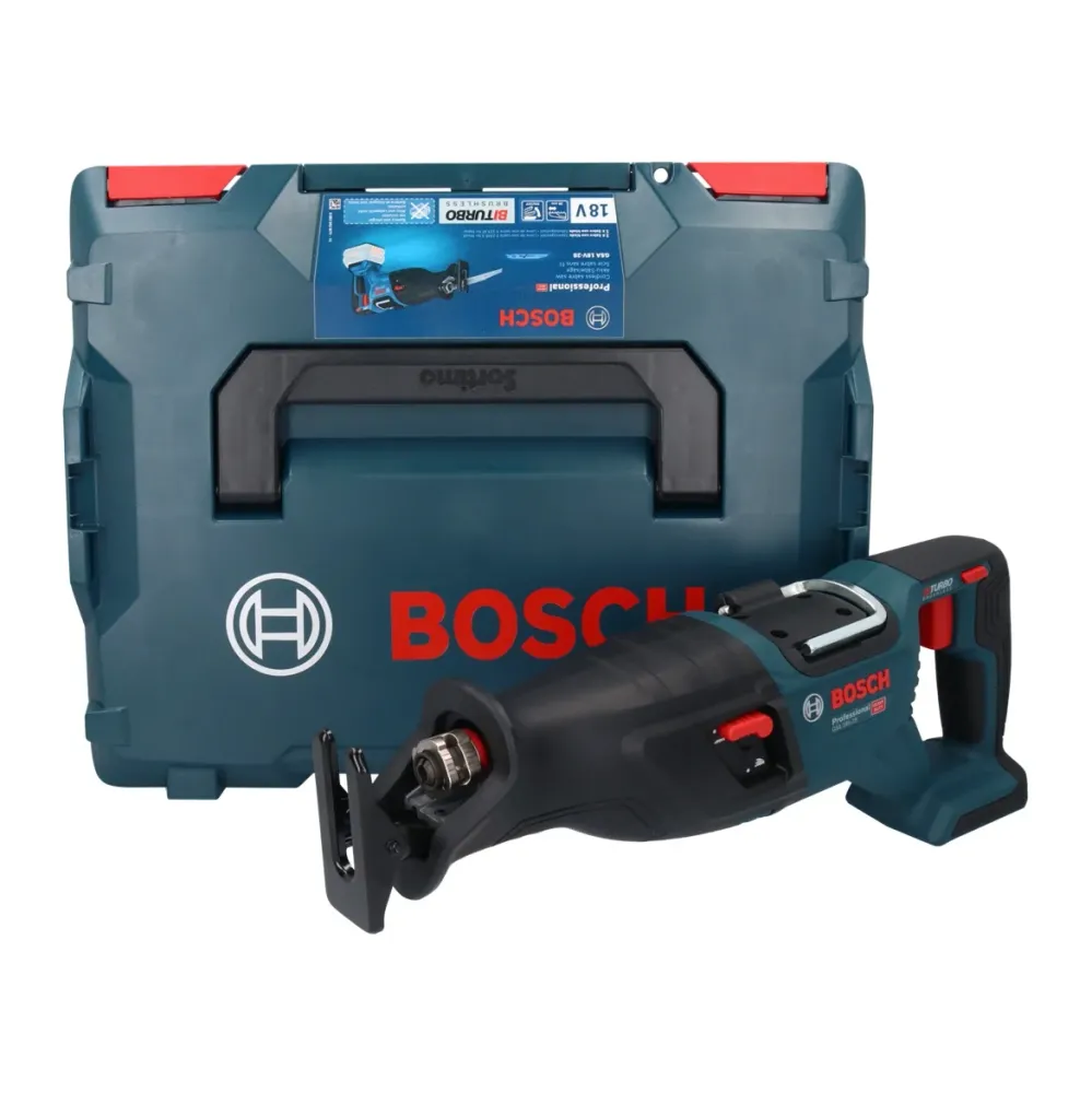 Akumulatorowa pilarka szablasta Bosch GSA 18V-28 18 V ( 06016C0001 ) BITURBO Brushless + L-Boxx - bez akumulatora, bez ład...