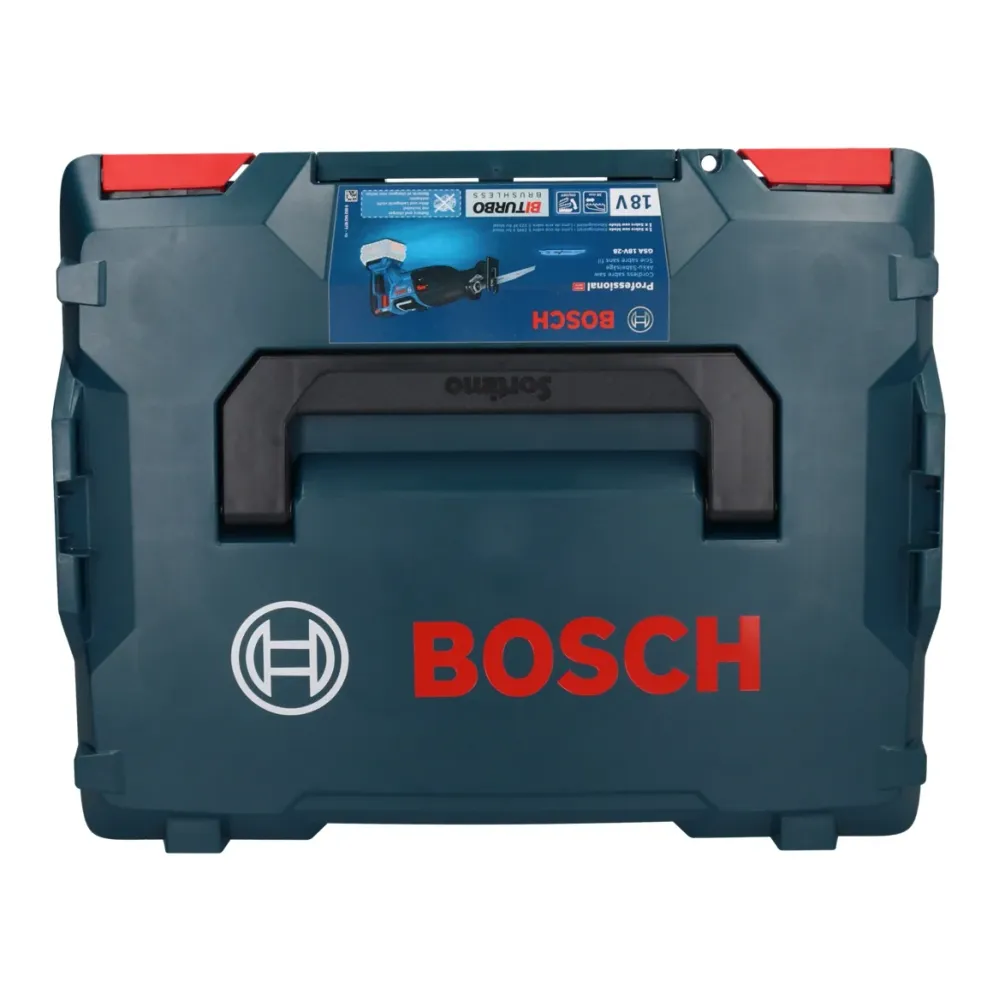 Akumulatorowa pilarka szablasta Bosch GSA 18V-28 18 V ( 06016C0001 ) BITURBO Brushless + L-Boxx - bez akumulatora, bez ład...
