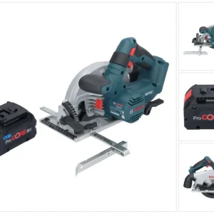 Akumulatorowa pilarka tarczowa Bosch GKS 18V-57-2 Professional 18 V 165 mm bezszczotkowa + 1x akumulator ProCORE 8,0 Ah -...
