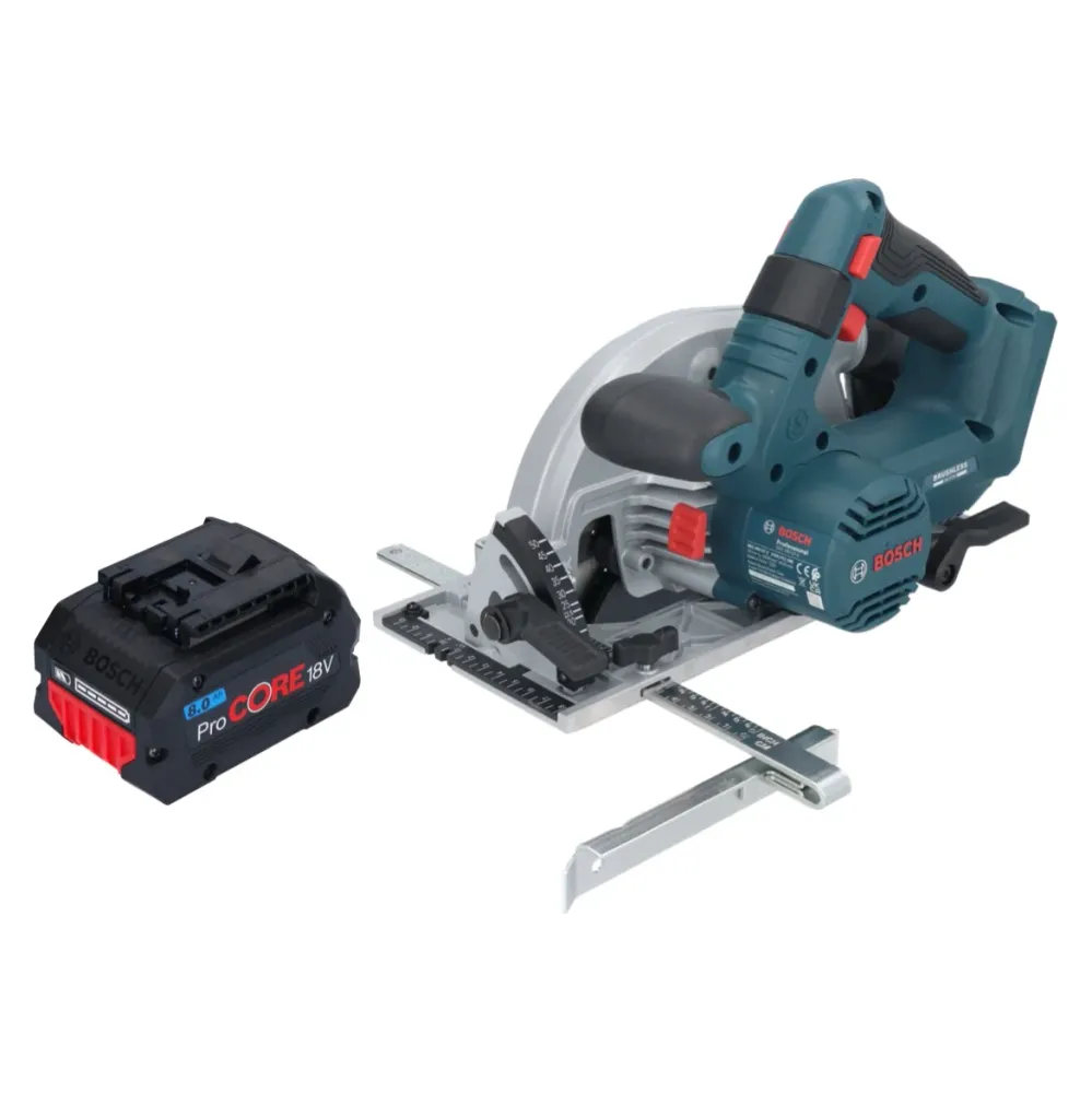 Akumulatorowa pilarka tarczowa Bosch GKS 18V-57-2 Professional 18 V 165 mm bezszczotkowa + 1x akumulator ProCORE 8,0 Ah -...
