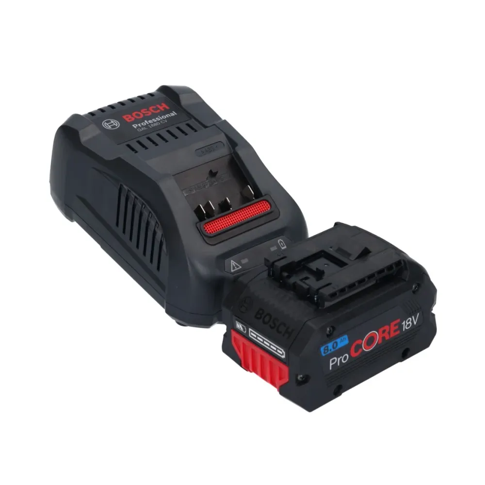 Akumulatorowa szlifierka kątowa Bosch GWS 18V-10 SC 18 V 125 mm bezszczotkowa + 1x akumulator ProCORE 8,0 Ah + ładowarka +...