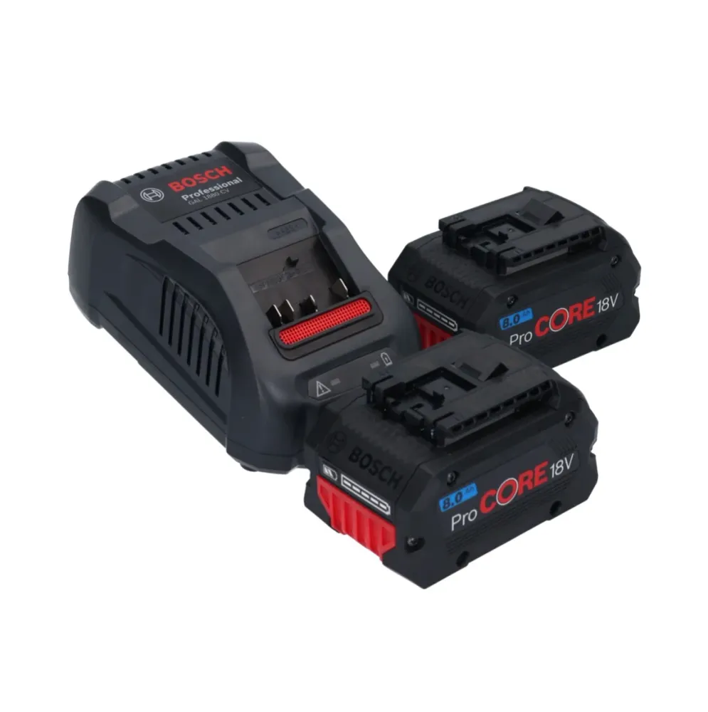 Akumulatorowa szlifierka kątowa Bosch GWS 18V-10 SC 18 V 125 mm bezszczotkowa + 2x akumulator ProCORE 8,0 Ah + ładowarka +...