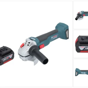 Akumulatorowa szlifierka kątowa Bosch GWS 18V-10 Professional 18 V 115 mm bezszczotkowa + 1x akumulator 4,0 Ah - bez ładow...