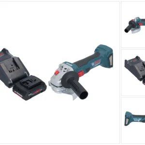 Akumulatorowa szlifierka kątowa Bosch GWS 18V-7 Professional 18 V 125 mm bezszczotkowa + 1x akumulator ProCORE 4,0 Ah + ła...