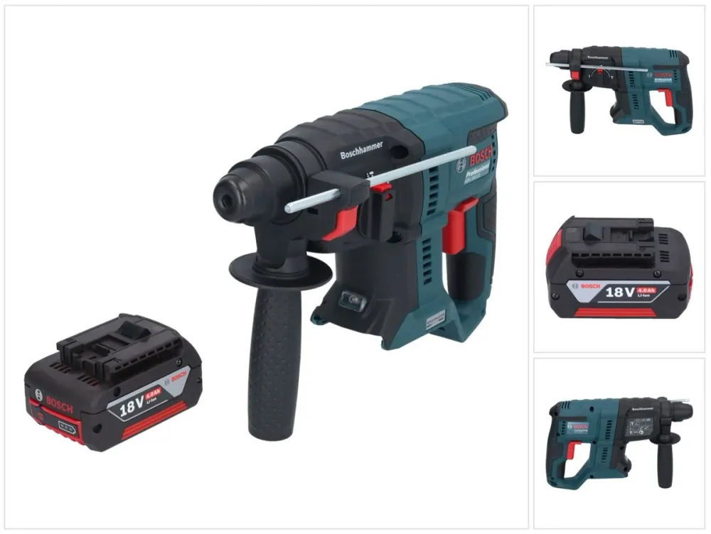 Akumulatorowa wiertarko-wkrętarka Bosch GBH 18V-21 Professional 18 V 2,0 J SDS plus Brushless + 1x akumulator 4,0 Ah - bez...
