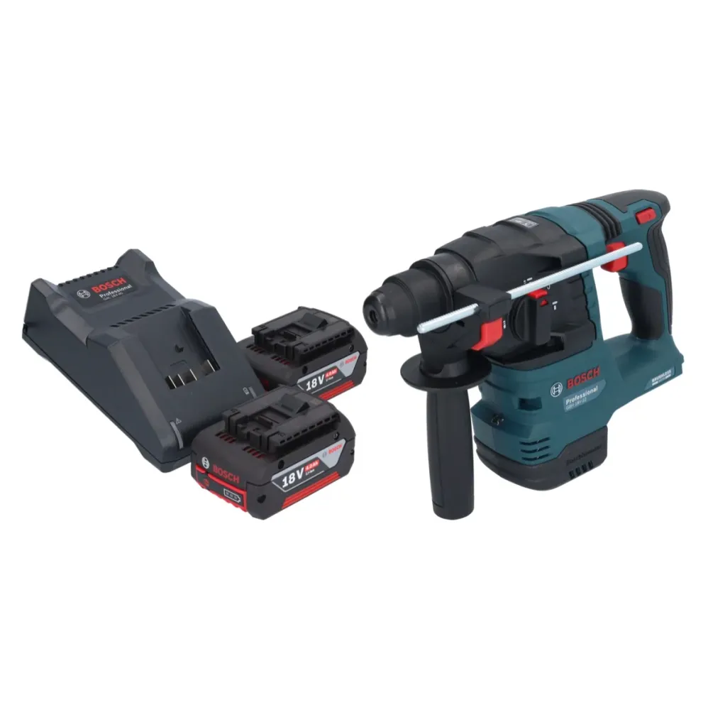 Akumulatorowa wiertarko-wkrętarka Bosch GBH 18V-22 Professional 18 V 1,9 J SDS Plus Brushless + 2x akumulator 4,0 Ah + ład...
