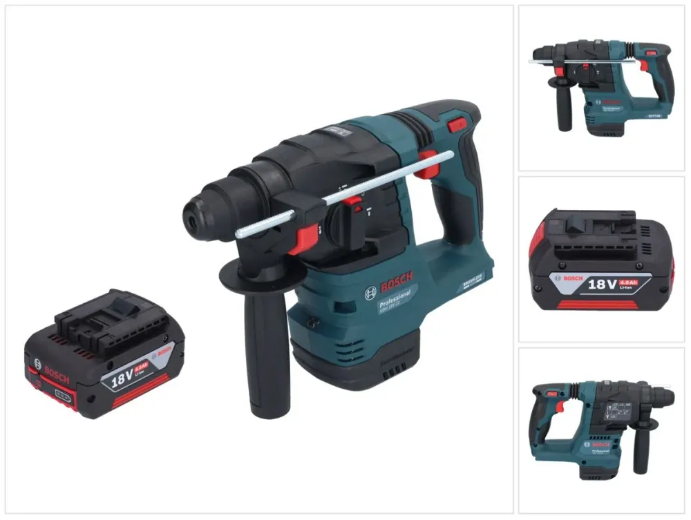 Akumulatorowa wiertarko-wkrętarka udarowa Bosch GBH 18V-22 Professional 18 V 1,9 J SDS Plus Brushless + 1x akumulator 4,0...