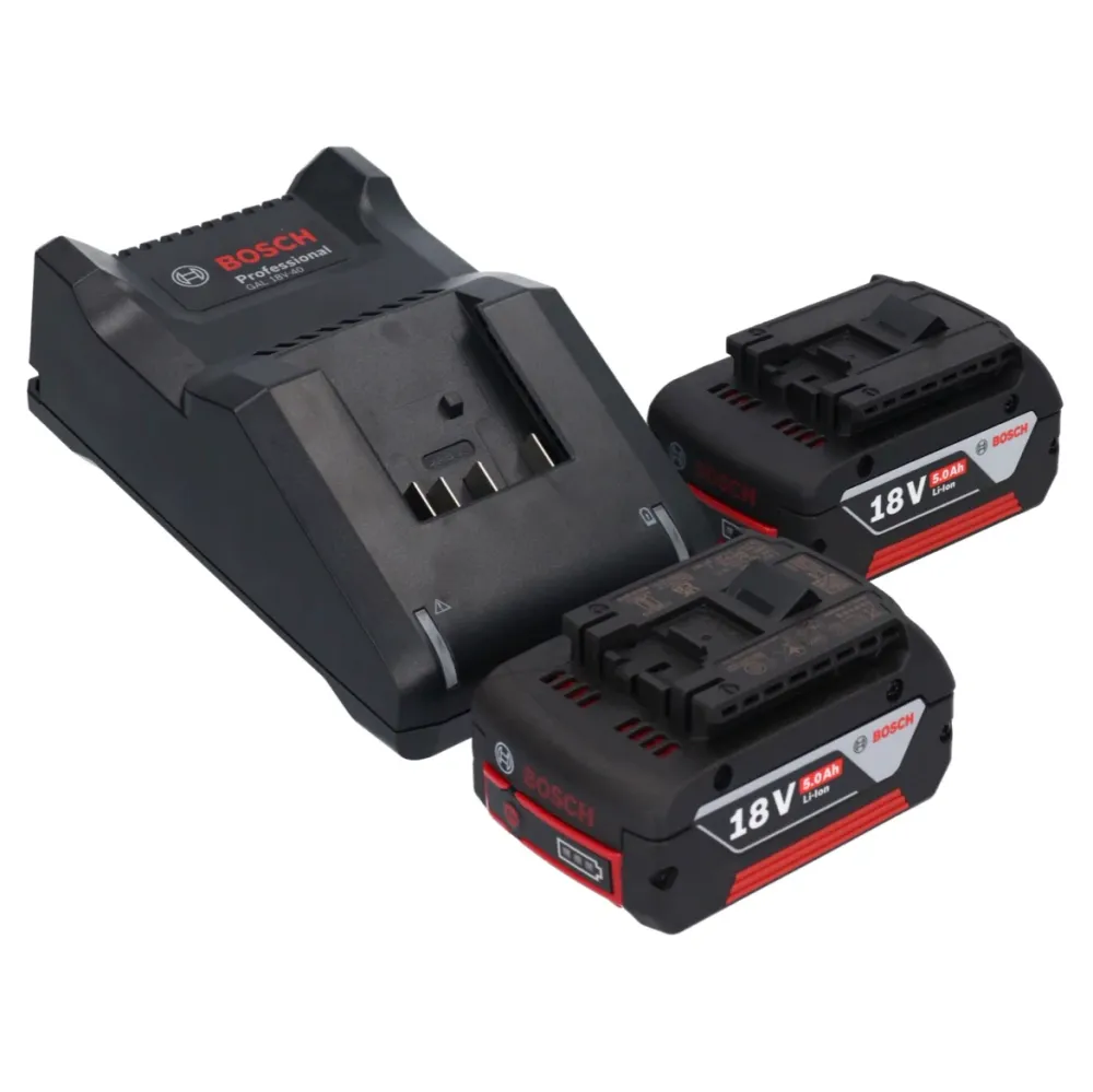 Akumulatorowa wiertarko-wkrętarka udarowa Bosch GSB 18V-21 18 V 55 Nm + 2x akumulator 5,0 Ah + ładowarka + walizka L Bosch...