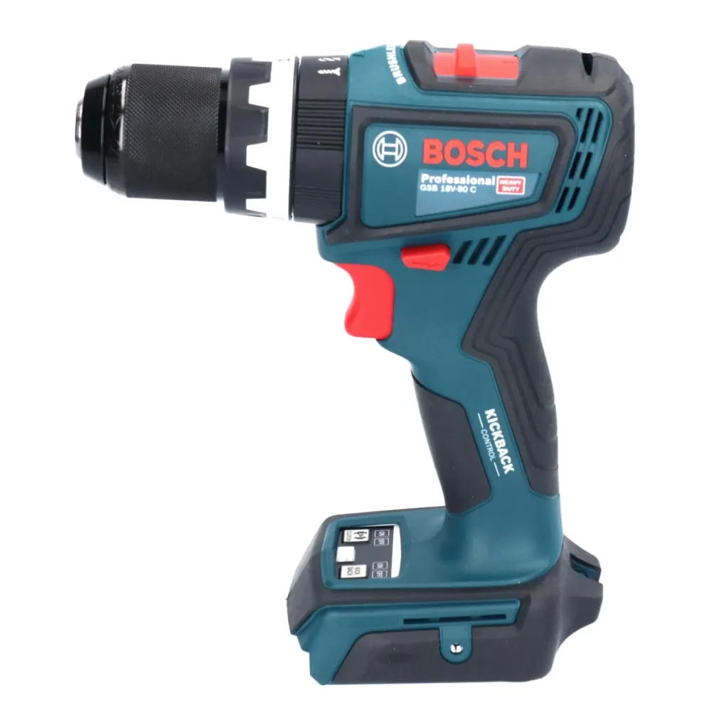 Akumulatorowa wiertarko-wkrętarka udarowa Bosch GSB 18V-90 C Professional 18 V 64 Nm bezszczotkowa + 1x akumulator ProCORE...