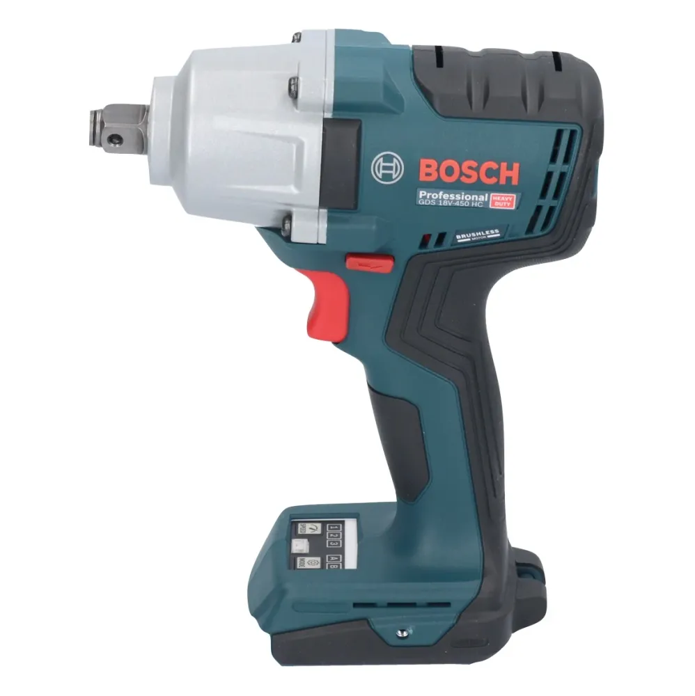 Akumulatorowy klucz udarowy Bosch GDS 18V-450 HC 18 V 450 Nm 1/2" + 1x akumulator ProCORE 8,0 Ah + L-Boxx - bez ładowarki...