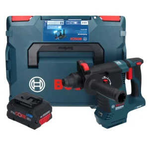 Akumulatorowy młot udarowo-obrotowy Bosch GBH 18V-24 C Professional 18 V 2,4 J bezszczotkowy SDS plus + 1x akumulator ProC...