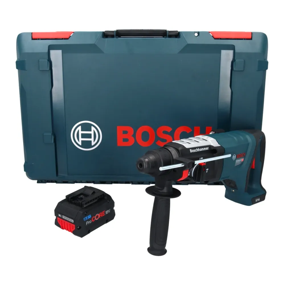 Akumulatorowy młot udarowo-obrotowy Bosch GBH 18V-28 DC Professional 18 V 3,4 J SDS Plus Brushless + 1x akumulator ProCORE...