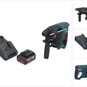 Bosch GBH 18V-21 Professional akumulatorowa wiertarko-wkrętarka udarowa 18 V 2,0 J SDS plus Brushless + 1x akumulator 4,0...