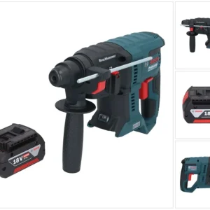 Bosch GBH 18V-21 Professional akumulatorowa wiertarko-wkrętarka udarowa 18 V 2,0 J SDS plus Brushless + 1x akumulator 5,0...