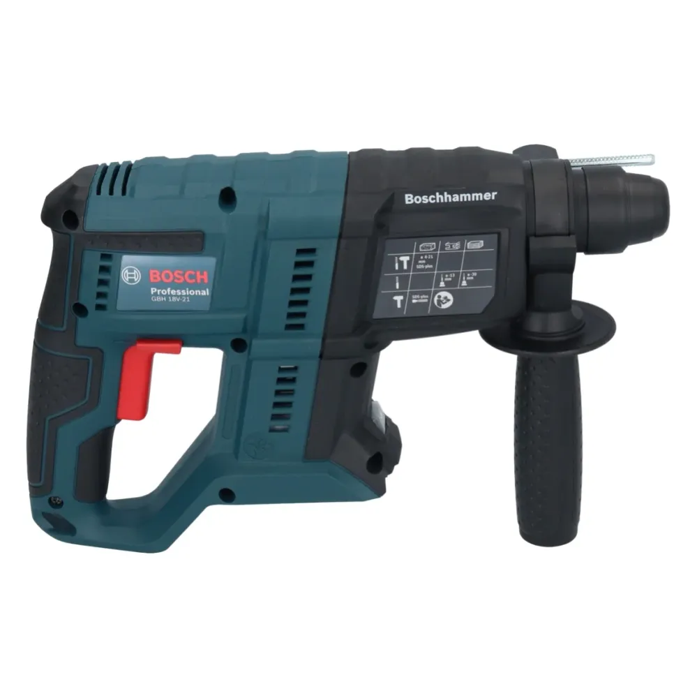 Bosch GBH 18V-21 Professional akumulatorowa wiertarko-wkrętarka udarowa 18 V 2,0 J SDS plus Brushless + 2x akumulator 5,0...