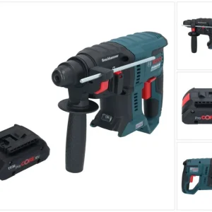 Bosch GBH 18V-21 Professional akumulatorowa wiertarko-wkrętarka udarowa 18 V 2,0 J SDS plus Brushless + 1x akumulator ProC...