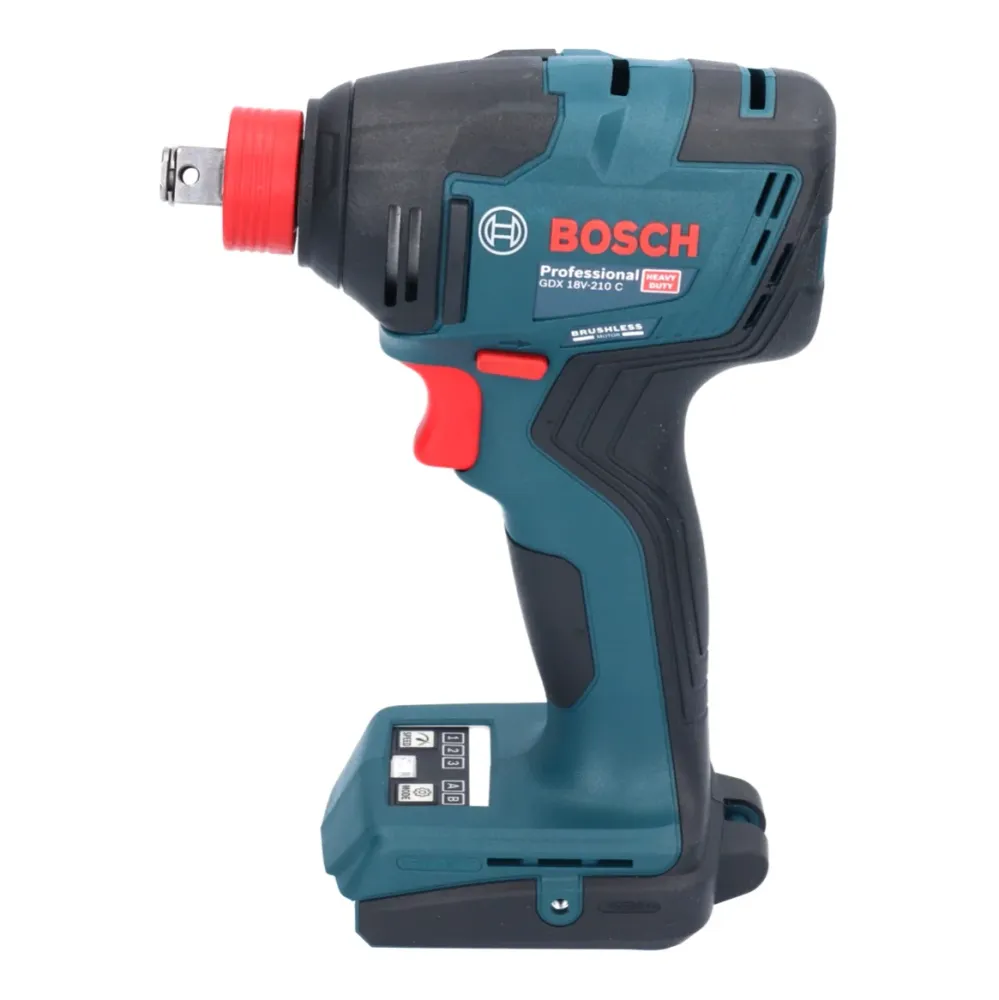 Bosch GDX 18V-210 C Profesjonalny akumulatorowy klucz udarowy 18 V 210 Nm bezszczotkowy ( 06019J0203 ) + 2x akumulator Pro...
