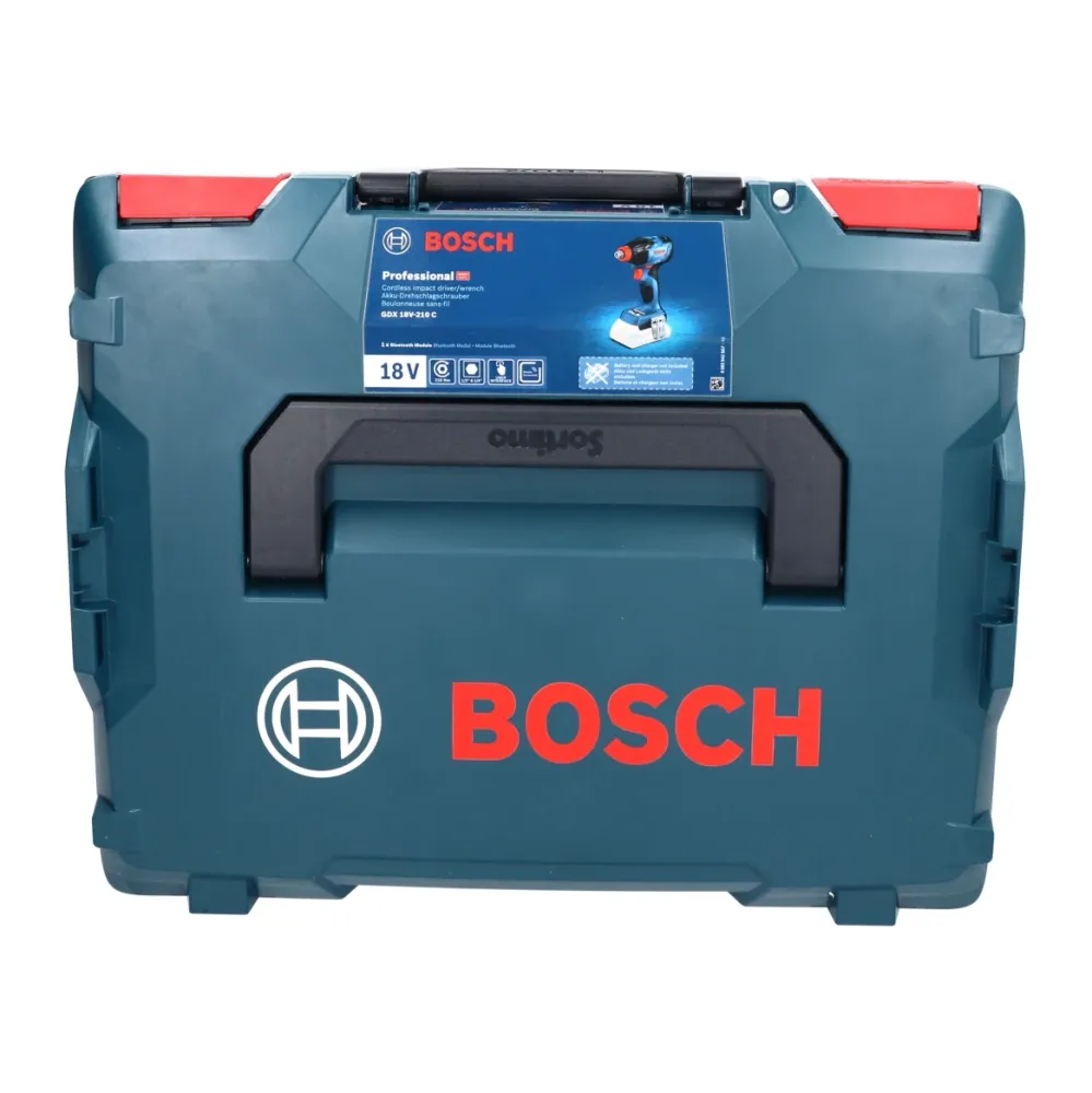Bosch GDX 18V-210 C Profesjonalny akumulatorowy klucz udarowy 18 V 210 Nm bezszczotkowy ( 06019J0203 ) + 2x akumulator Pro...
