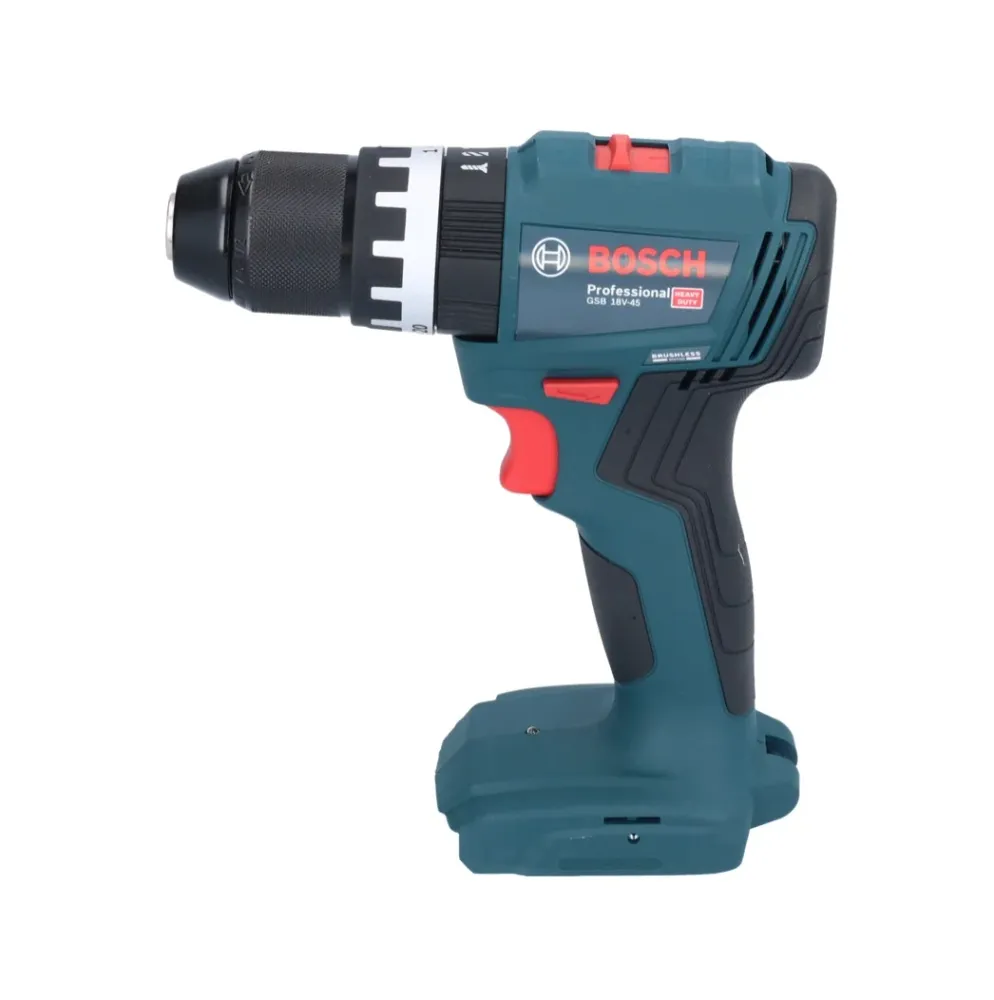 Bosch GSB 18V-45 Profesjonalna akumulatorowa wiertarko-wkrętarka udarowa 18 V 45 Nm bezszczotkowa + 1x akumulator 4,0 Ah +...